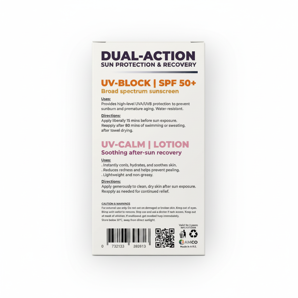 UV Block & Calm - Sun Care Duo (2×30ml)